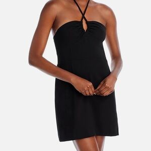 FRENCH CONNECTION Ruth Womens Smocked Sweetheart Halter Dress